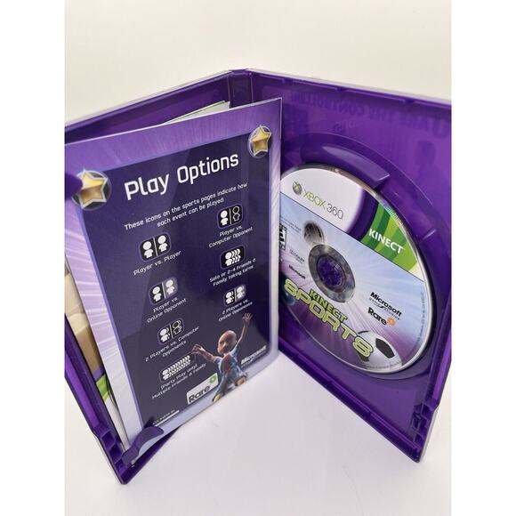 Kinect Sports (Microsoft Xbox 360, 2010) Complete with Manual Tested - Picture 3 of 4